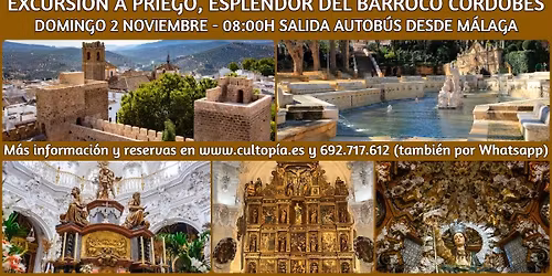 Excursi\u00f3n a Priego, esplendor del barroco cordob\u00e9s