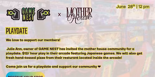 Game Nest Arcade & Pizza Playdate