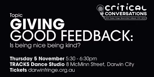 Critical Conversations #6: Giving Good Feedback