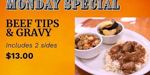 Monday Special: Beef Tips & Gravy