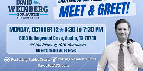 Castlewood-Oak Valley Neighborhood Meet and Greet