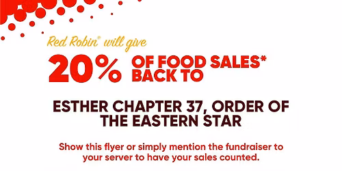 October Fundraiser: Red Robin