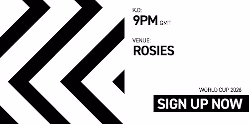 ENGLAND VS CROATIA Wednesday 17th June FANZONE