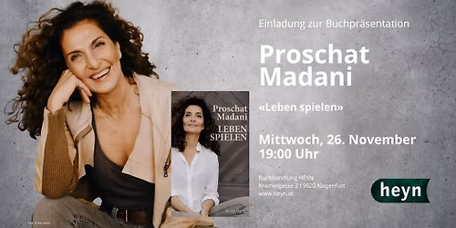 \u00abLesung und Buchpr\u00e4sentation mit PROSCHAT MADANI\u00bb