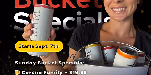 Buckets & Ball \u2014 Every Football Sunday at The Famous Whiskey Wings Tarpon