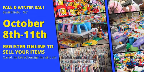 Carolina Kids Consignment 10\/8-10\/11