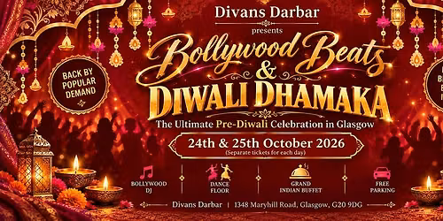 Bollywood Beats & Diwali Dhamaka at Divans Darbar Indian Restaurant