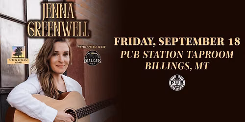 Jenna Greenwell: Album Release Show with special guest The Coal Cars Duo