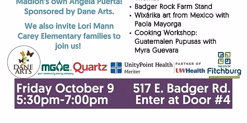 Badger Rock October CommUNITY Dinner 