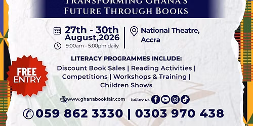 23rd Ghana International Book Fair 2026