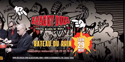 Shaggy Dogs, Fiesta Blues N'Roll, au Bateau du Rhin \u00e0 Strasbourg