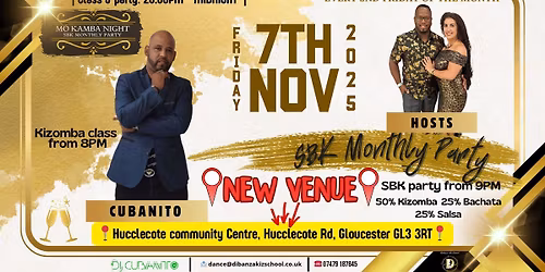 M\u00d3 KAMBA NIGHT | SALSA\/BACHATA\/KIZOMBA MONTHLY PARTY WITH GUEST TEACHER AND DJ ZECA CUBANITO