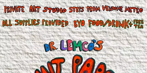 Thursday Night Paint Party @ Dr Lemco's Creative Club