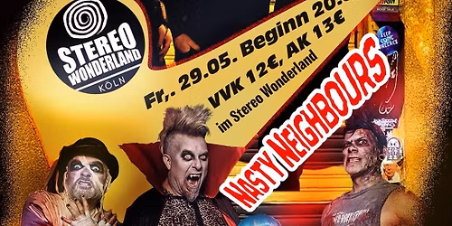 Wild hot Punknacht w\/Nasty Neighbours!