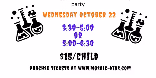 Mosaic Kids Trick or Treat Halloween Party