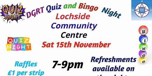 DGRT Bingo and quiz night