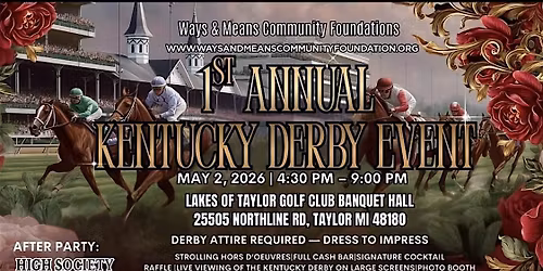 1st Annual Kentucky Derby Event