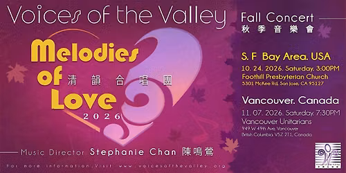 Melodies of Love - VOV - San Jose
