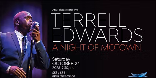 Anvil Theatre Presents: Terrell Edwards