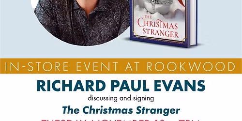 Richard Paul Evans discussing and signing The Christmas Stranger