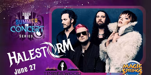 Halestorm Live at Timberwood Amphitheater at Magic Springs