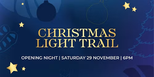 Christmas Light Trail Opening Night