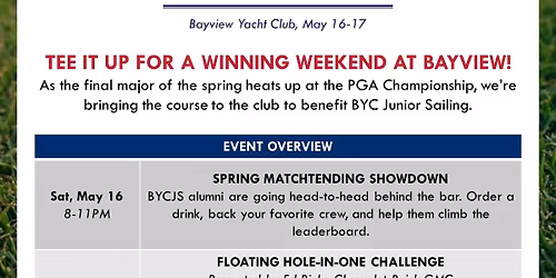 \u26f3\ufe0f\u26f5\ufe0f Team Bayview Spring Invitational