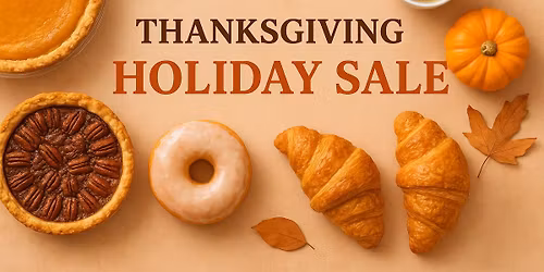 Britton's Bakery Thanksgiving Holiday Sale