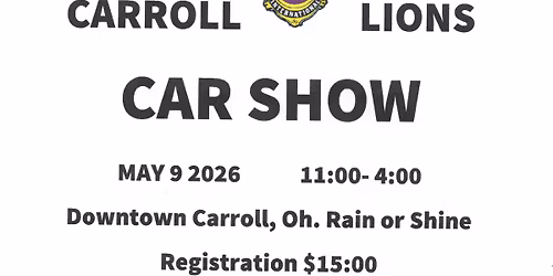 Carroll Lions Car Show