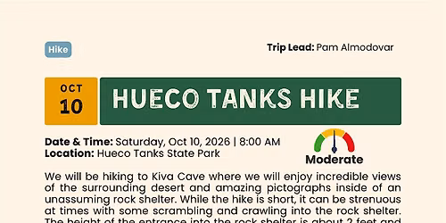 Hueco tanks Hike