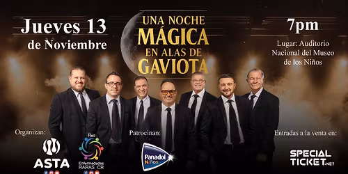 UNA NOCHE M\u00c1GICA EN ALAS DE GAVIOTA