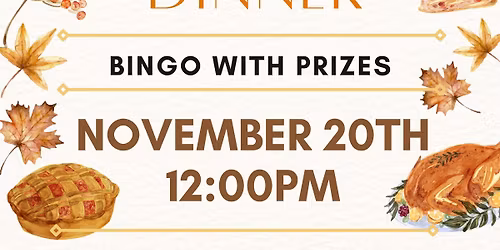 FREE THANKSGIVING DINNER