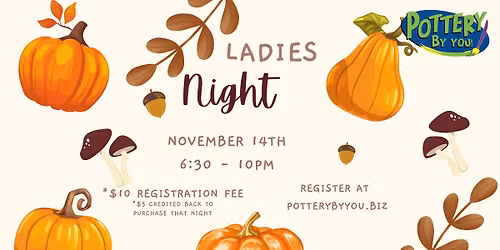 Ladies Night at Pottery By You!