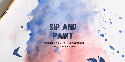 Festive Sip & Paint