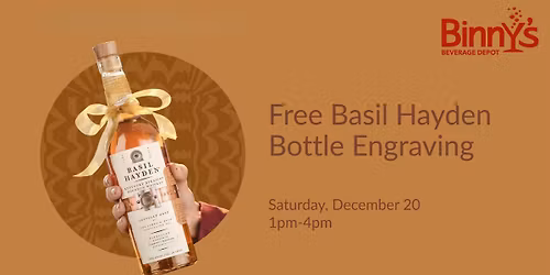 Free Basil Hayden Bottle Engraving