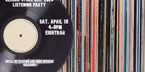Record Store Day 2026 Listening Party