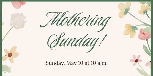 Mothering Sunday 2026