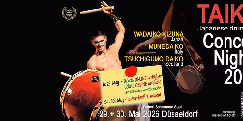 TAIKO Concert Nights 2026 in D\u00fcsseldorf