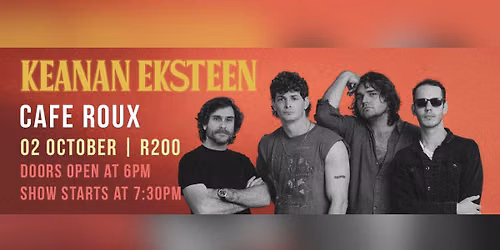 Keanan Eksteen LIVE! @ caf\u00e9 Roux