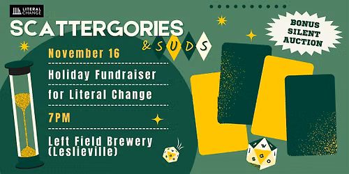 2026 Scattergories & Suds: Game night with Literal Change