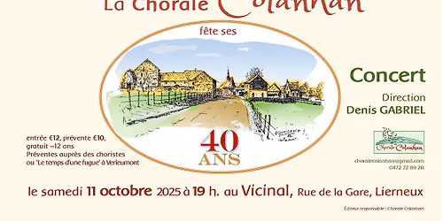 Concert Anniversaire 40 ans