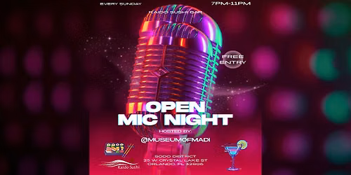 OPEN MIC NIGHT AT KAIDO SUSHI LOUNGE