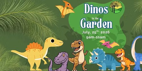 Dinos in the Garden