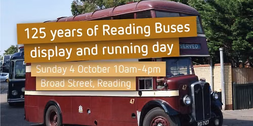 125 years of Reading Buses display and running day