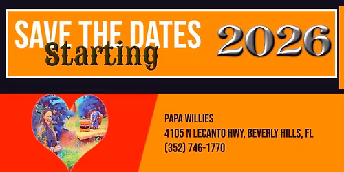 Hippy Gypsy Friday's at Papa Willies