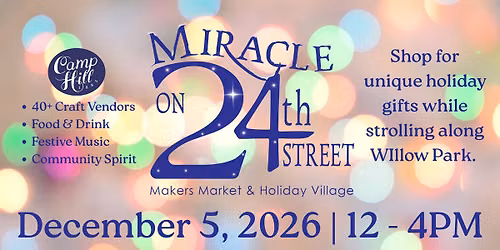 Miracle on 24th Street Makers Market