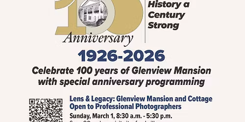 Glenview Mansion-Peerless Rockville Speakers' Series:  100 Years of Glenview Mansion 