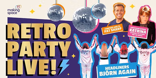 RETRO Party Live - Bj\u00f6rn Again, Katrina & Pat Sharp