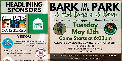 Greensboro Grasshoppers at Rome Emperors at AdventHealth Stadium