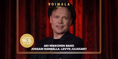 Aki Mikkonen Band - Jossain rannalla -levyn julkkarit